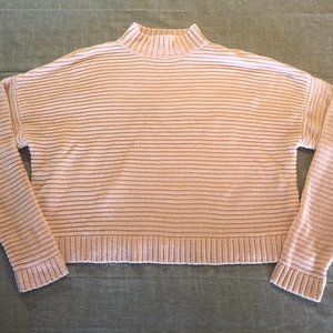 Forever 21 Cowl Neck Ribbed Crop Sweater